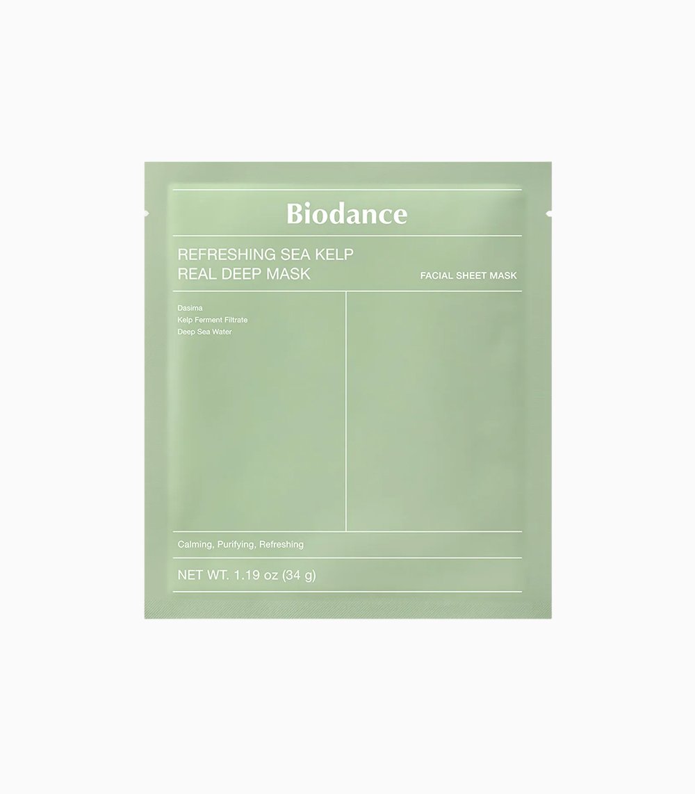 BIODANCE REFRESHING SEA KELP REAL DEEP MASK (4sheets _ 34gr)